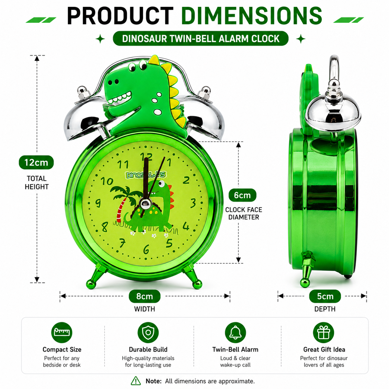 Twin Bell Alarm Clock