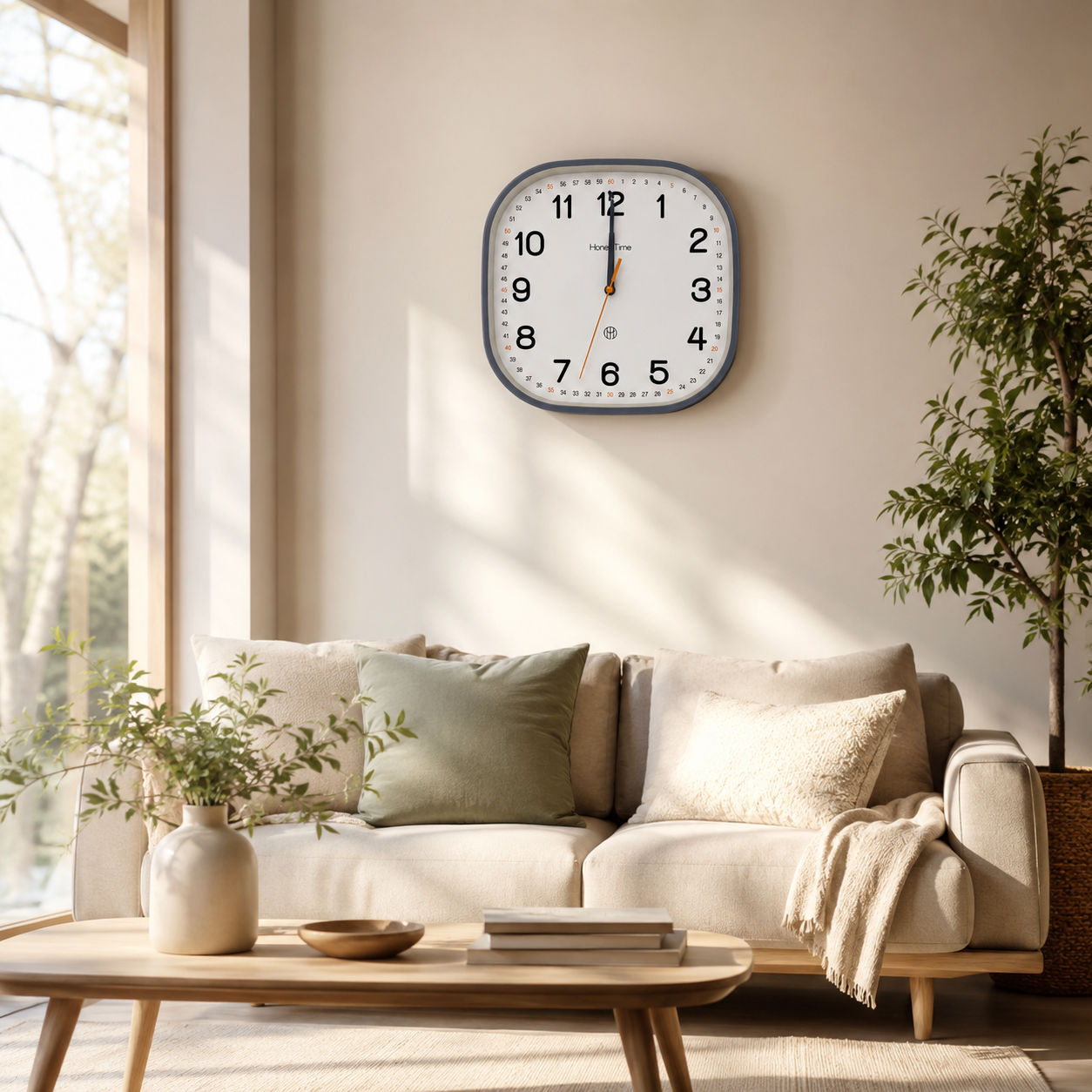 Square Wall Clock