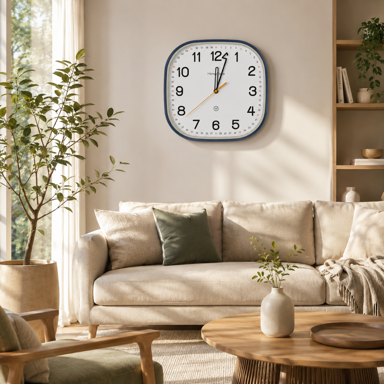 Square Wall Clock