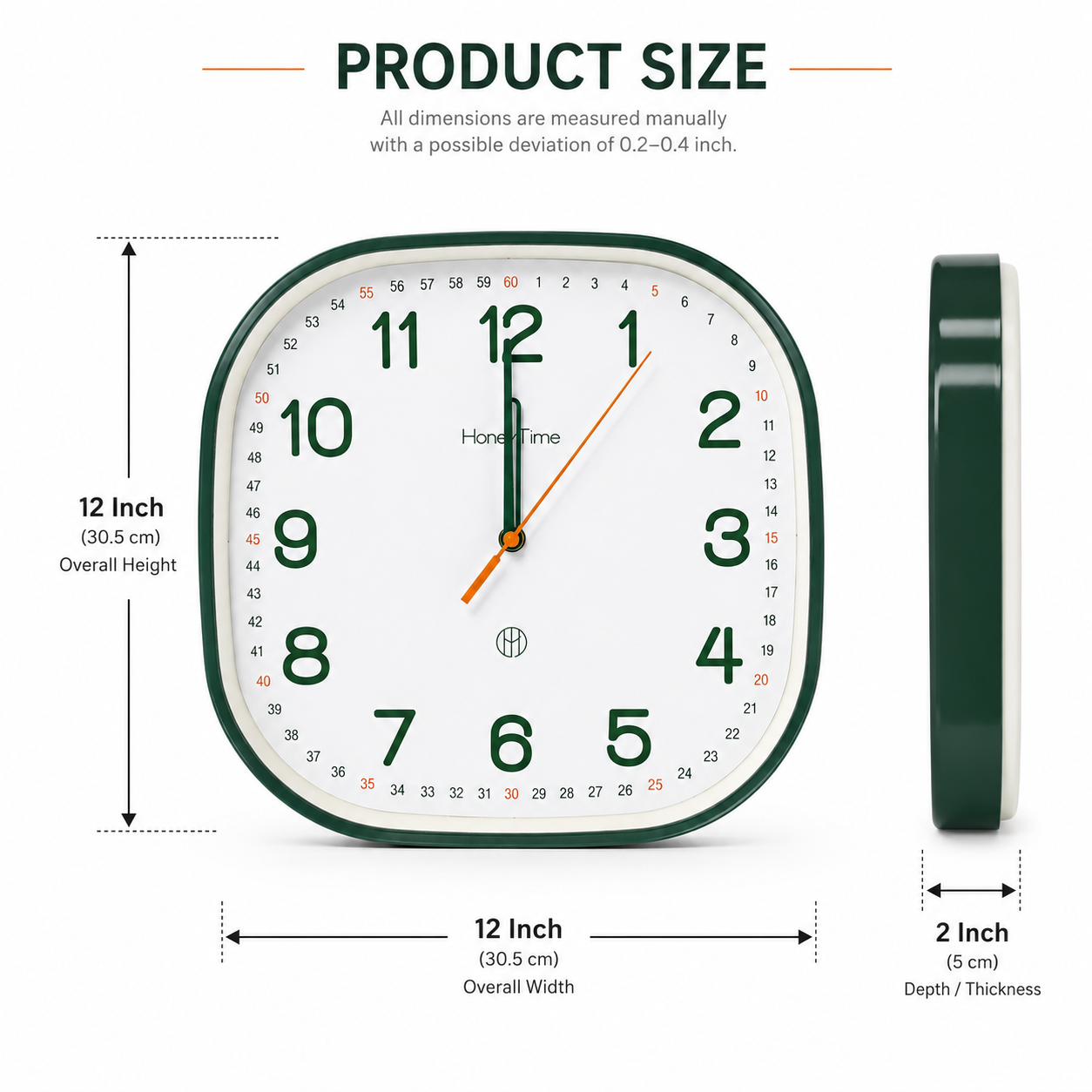 Square Wall Clock
