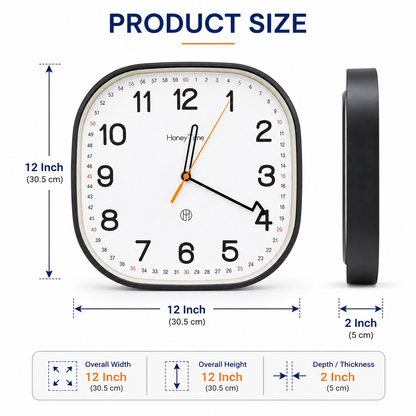 Square Wall Clock