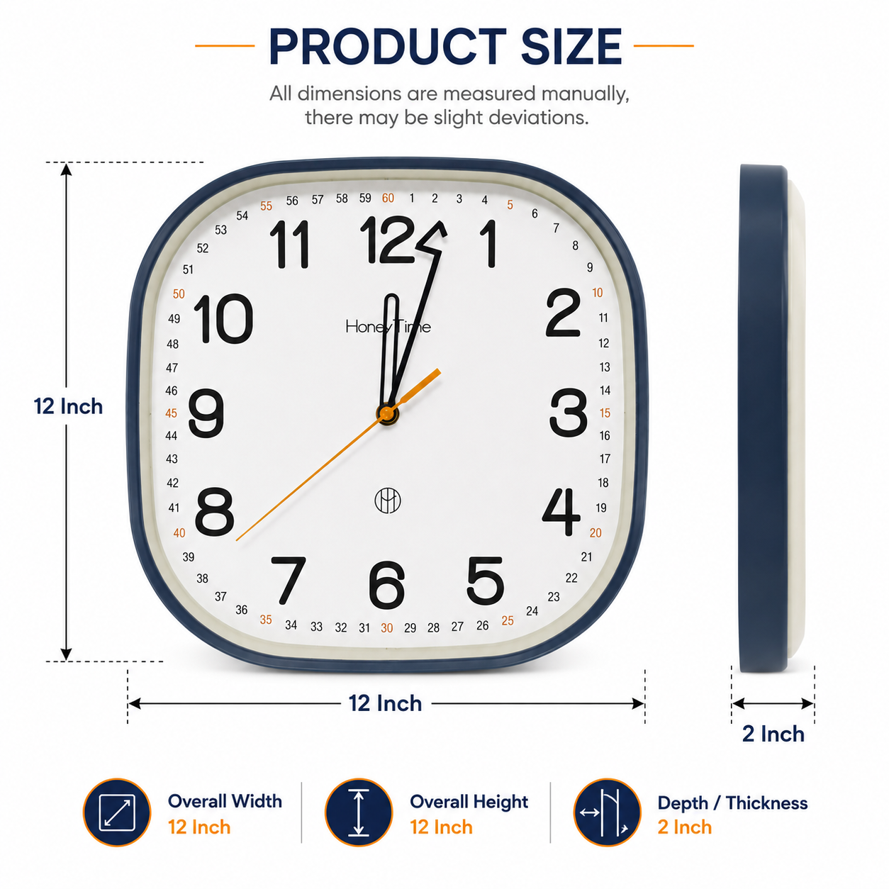 Square Wall Clock