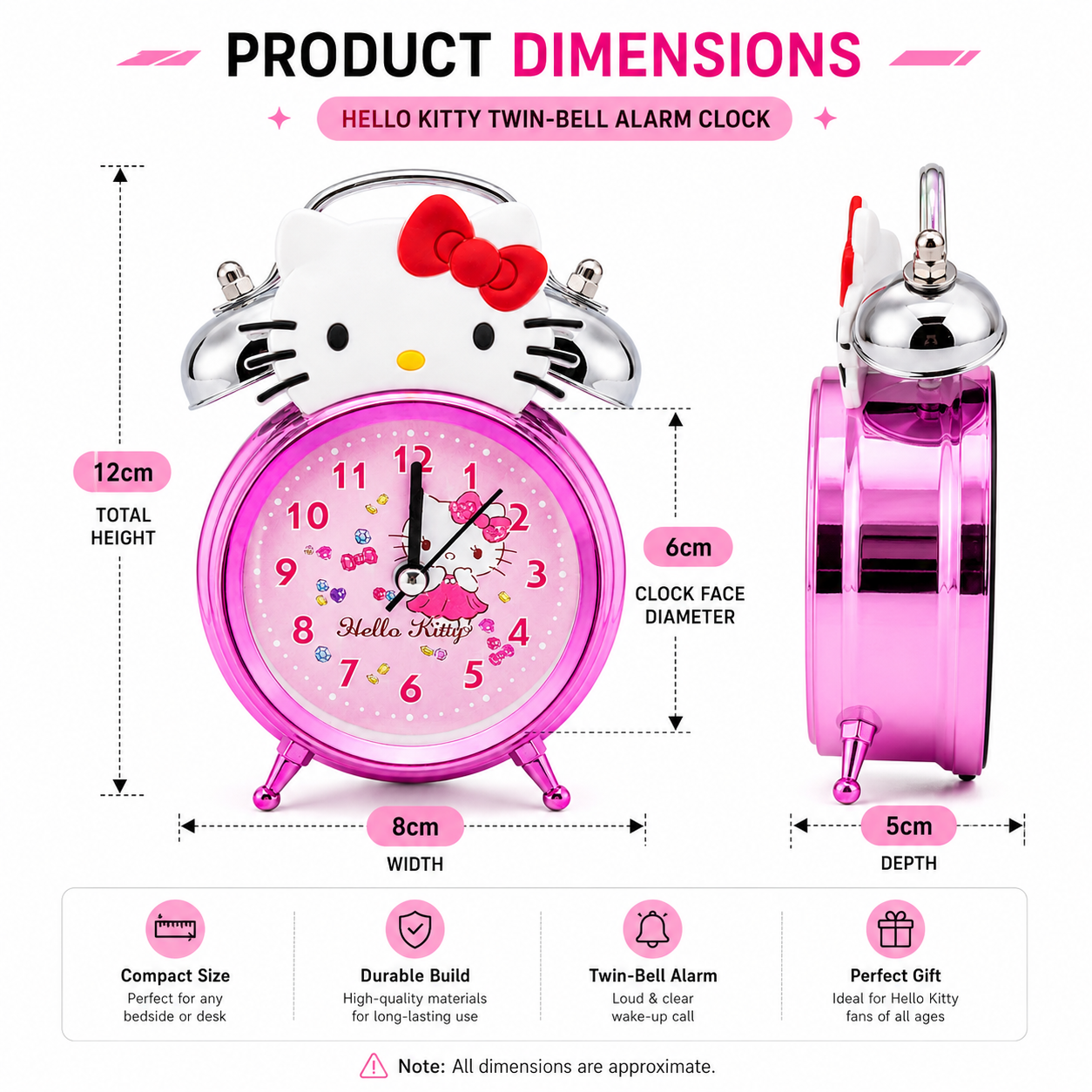 Twin Bell Alarm Clock
