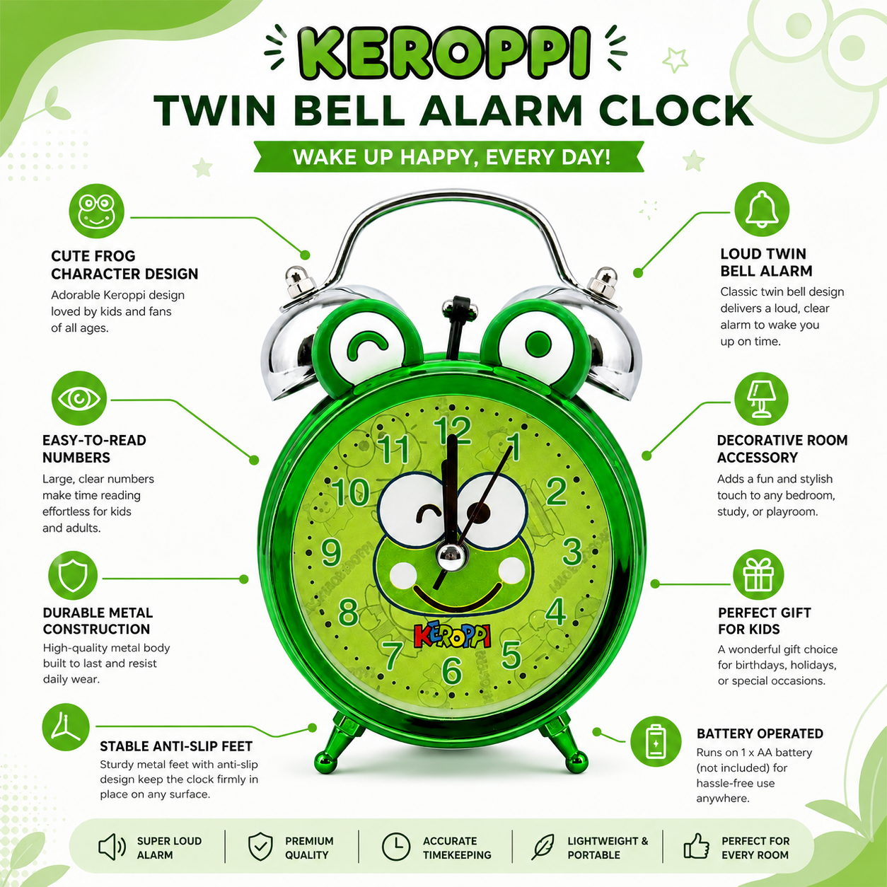 Twin Bell Alarm Clock