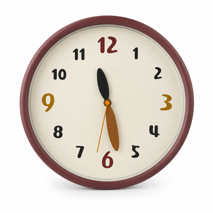 Leaf Artistic Wall Clock