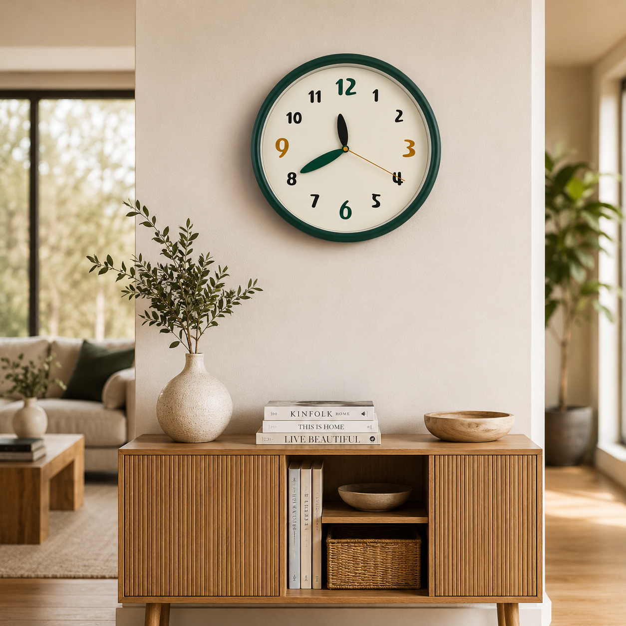 Leaf Artistic Wall Clock