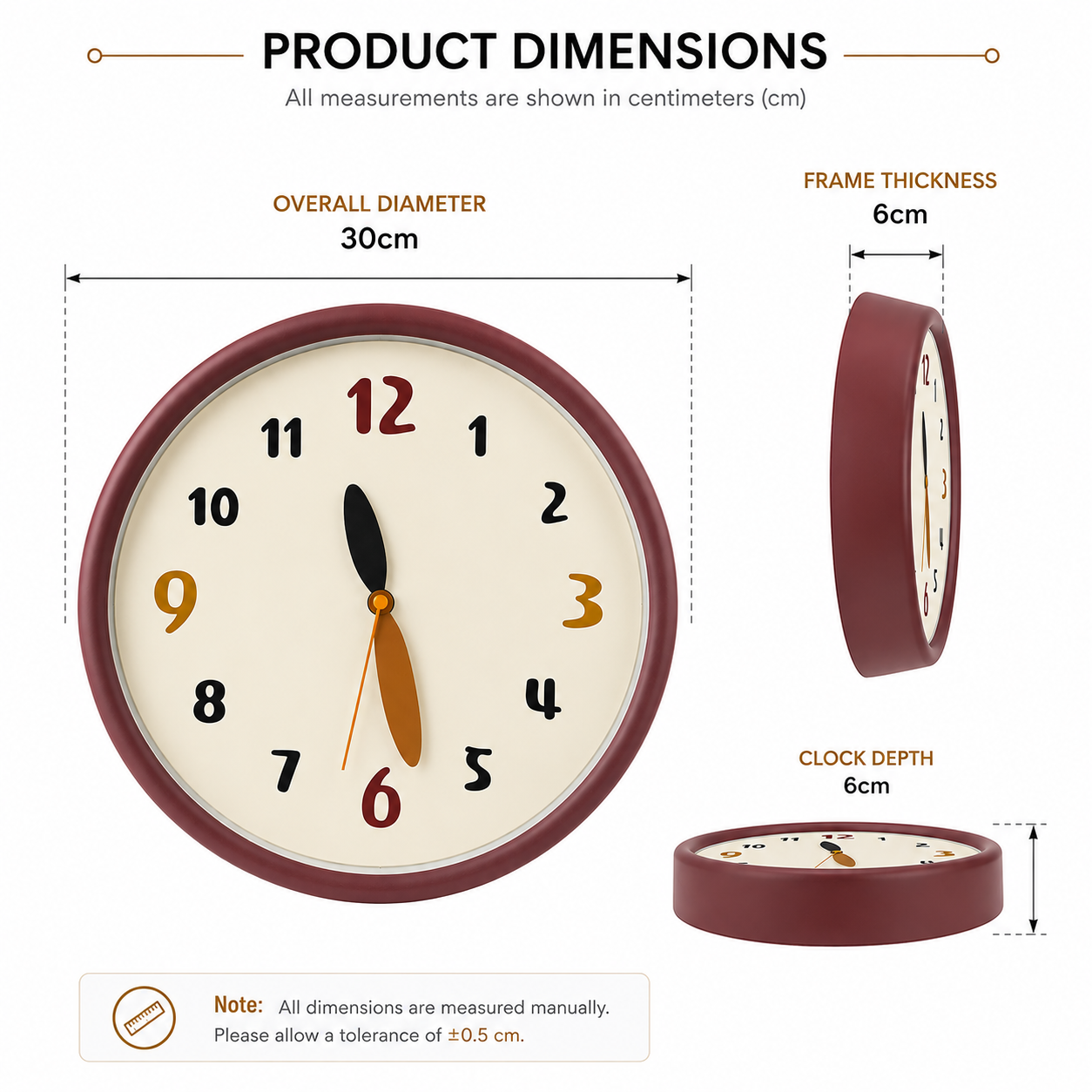 Leaf Artistic Wall Clock