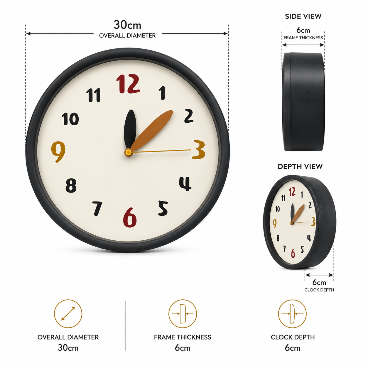 Leaf Artistic Wall Clock