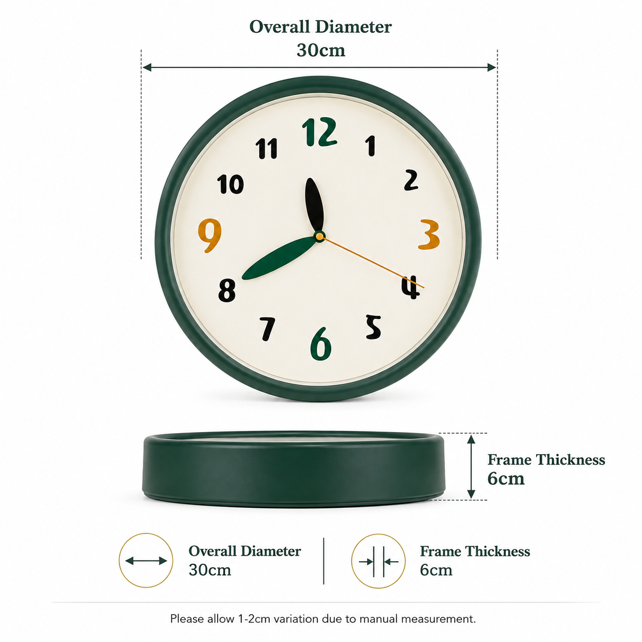 Leaf Artistic Wall Clock