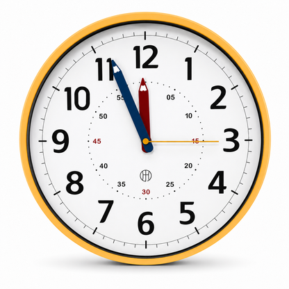 Educational Wall Clock