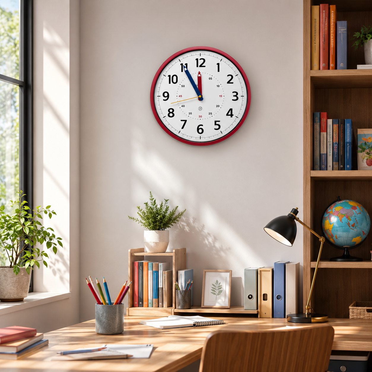 Educational Wall Clock