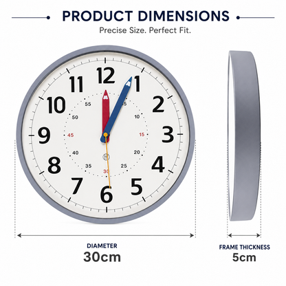 Educational Wall Clock