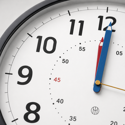 Educational Wall Clock
