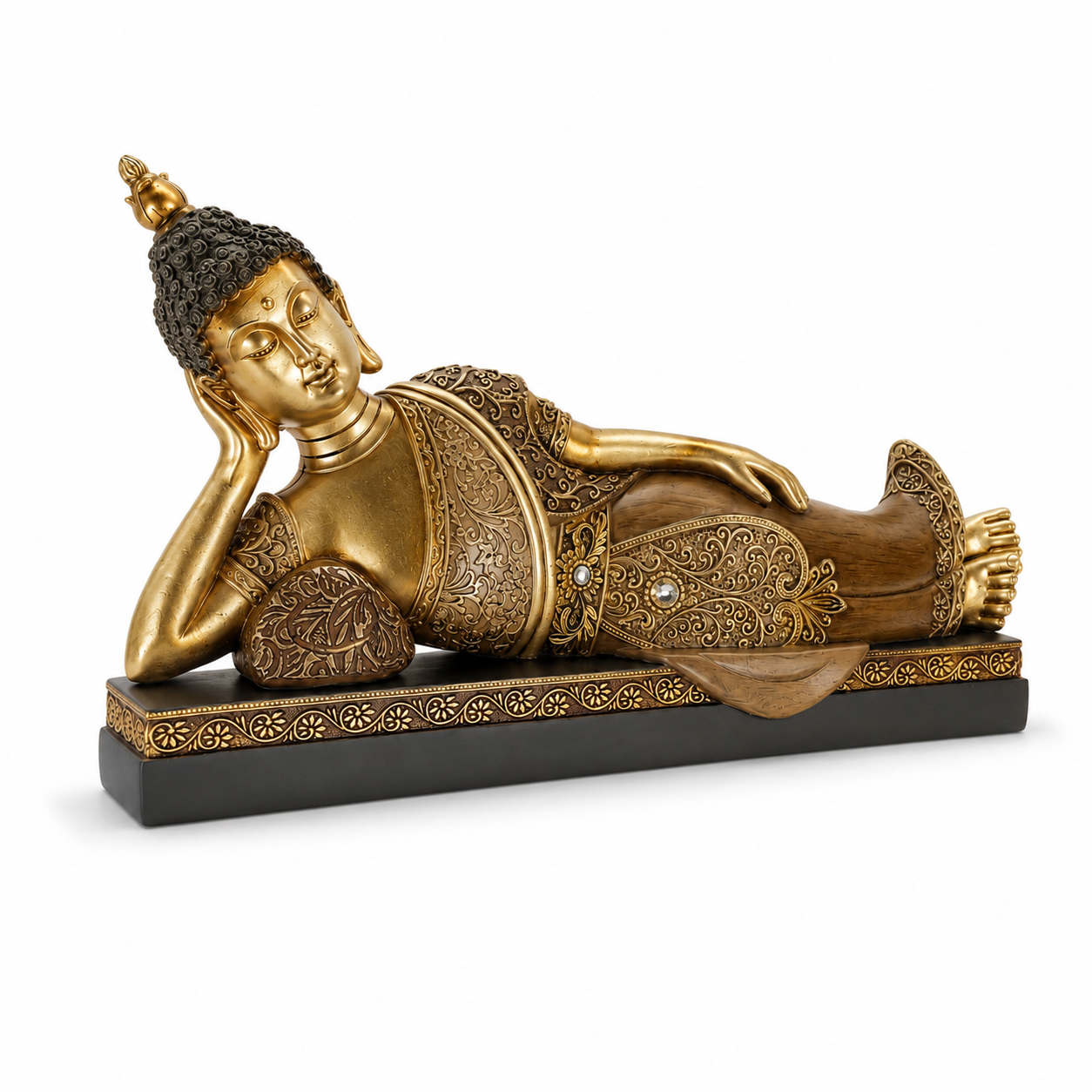 Reclining Buddha Home Decor Statue