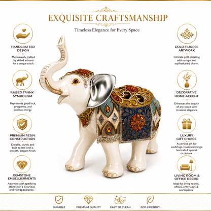 Royal Decorative Elephant Figurine