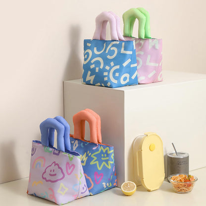 Insulated Blue Lunch Bag